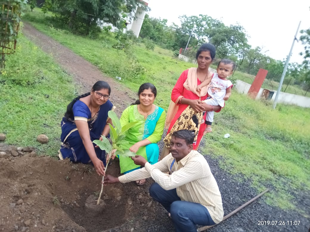 Tree Plantation at Health Centre